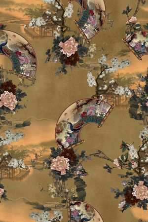花卉印花花型图片