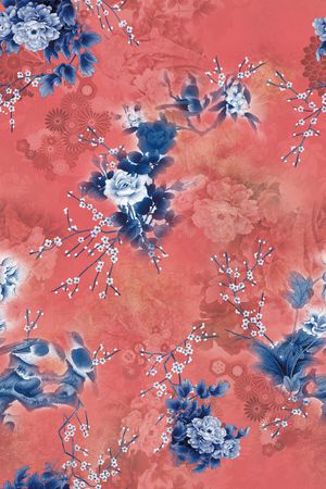 花卉印花花型图片