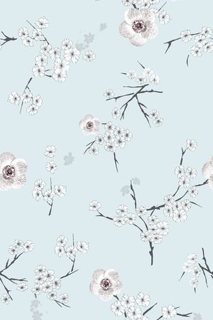 花卉印花花型图片