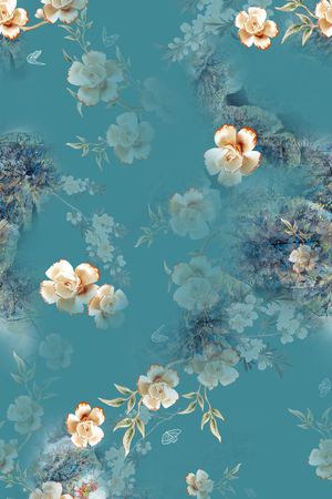 花卉印花花型图片