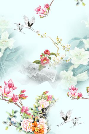数码花型印花花型图片