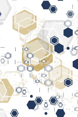 几何印花花型图片