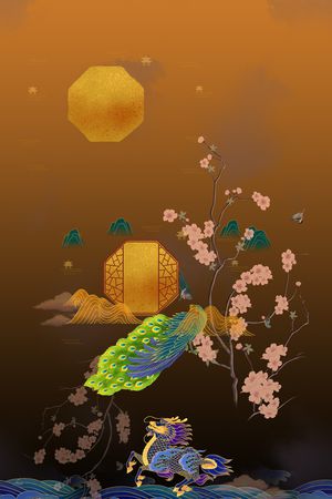 连衣裙印花花型图片