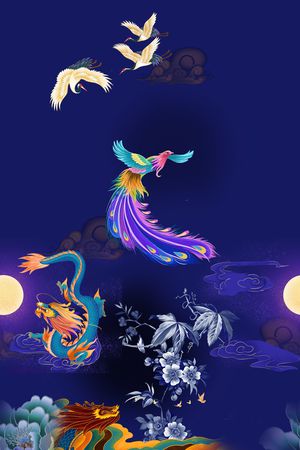 连衣裙印花花型图片