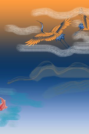 渐变印花花型图片