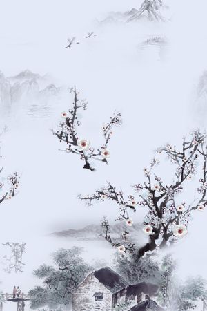 民族花卉印花花型图片
