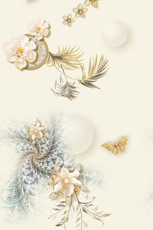 花卉印花花型图片