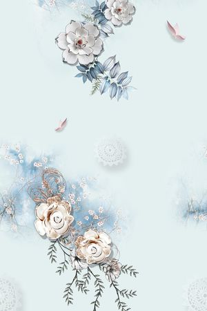 花卉印花花型图片