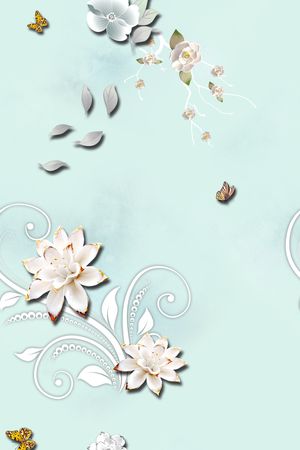 花卉印花花型图片