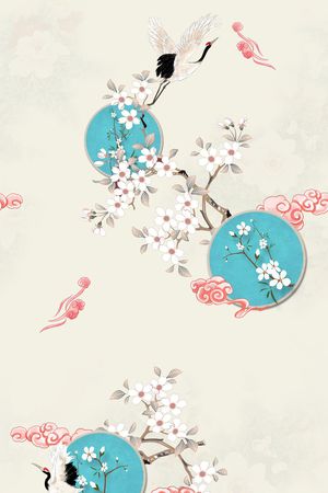 花卉印花花型图片