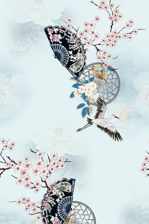 花卉印花花型图片