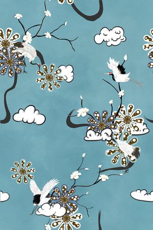 花卉印花花型图片