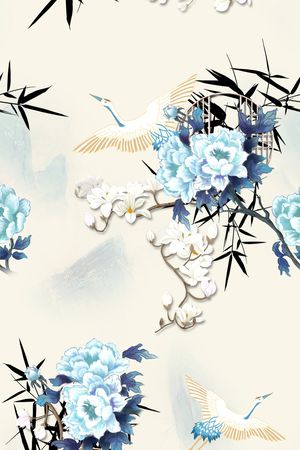花卉印花花型图片