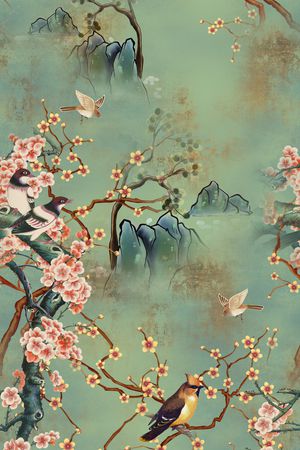花卉印花花型图片