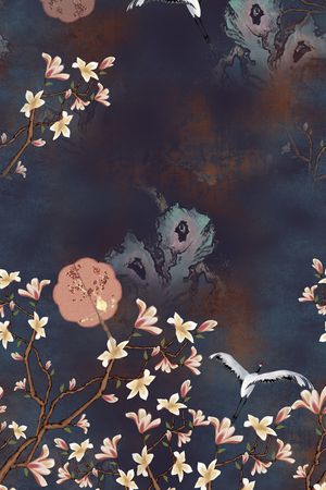 花卉印花花型图片