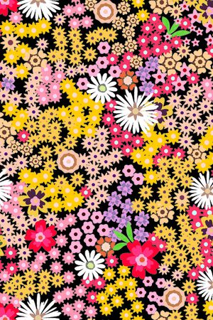 女装定位花印花花型图片