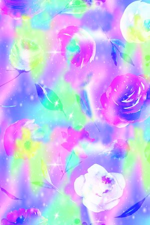 扎染花型印花花型图片