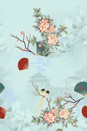 数码花型印花花型图片