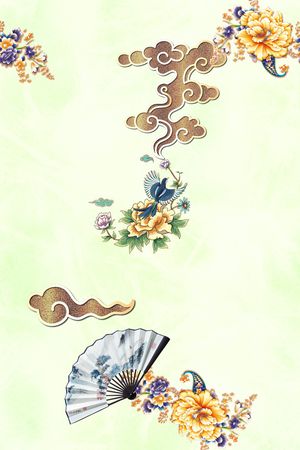 数码花型印花花型图片