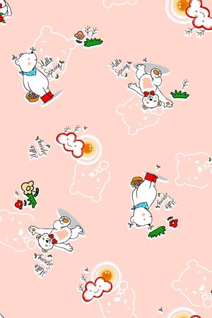 童装印花花型图片