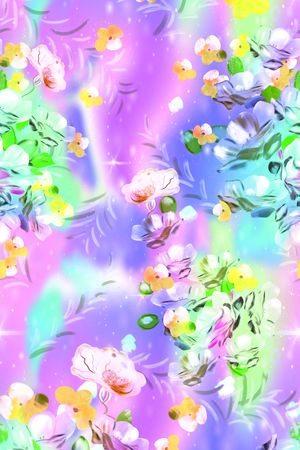 花卉印花花型图片