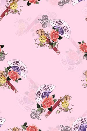 花卉印花花型图片