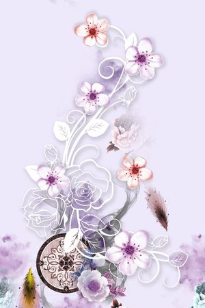 花卉印花花型图片