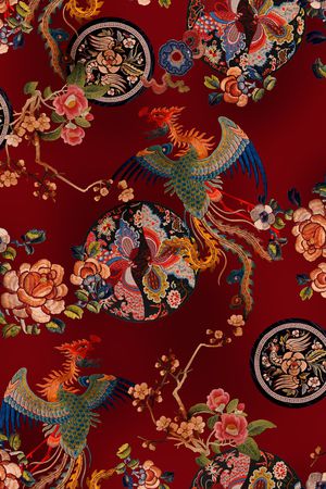 花卉印花花型图片