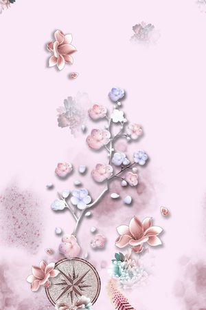 花卉印花花型图片