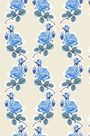 连衣裙印花花型图片
