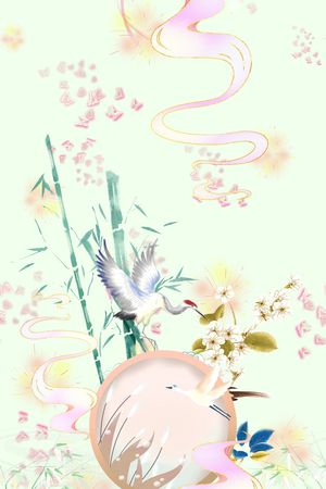 定位花印花花型图片