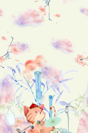 定位花印花花型图片