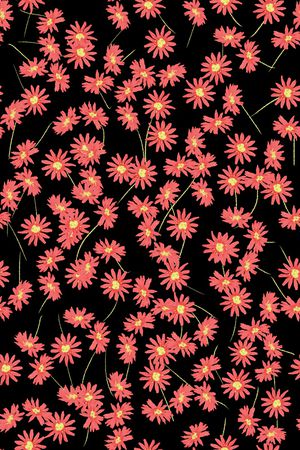 绿植树叶印花花型图片