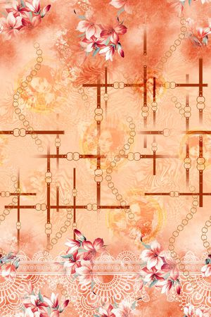 定位花印花花型图片