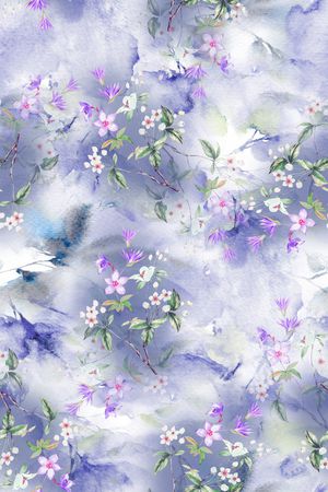 花卉印花花型图片