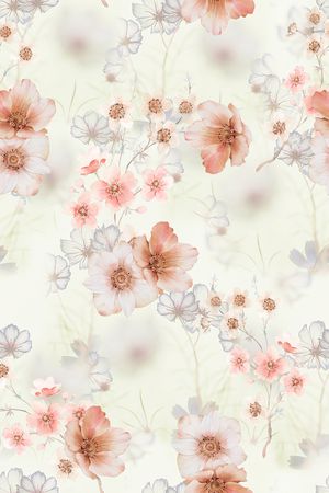 花卉印花花型图片