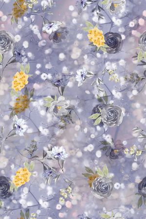 花卉印花花型图片