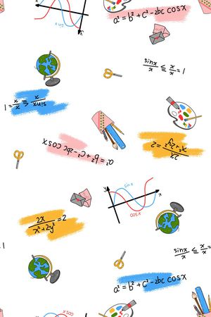 线条印花花型图片