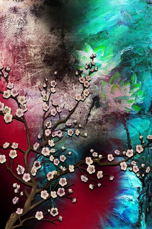 定位花印花花型图片