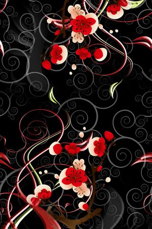 花卉印花花型图片