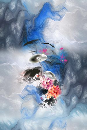 定位花印花花型图片