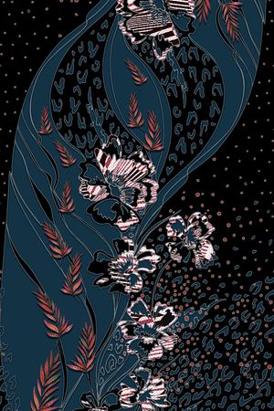 花卉印花花型图片