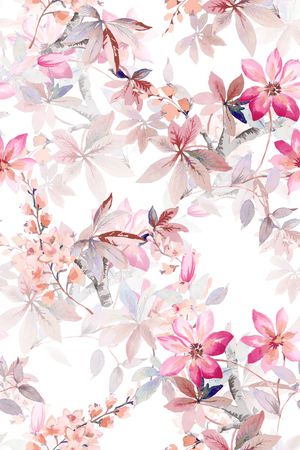 花卉印花花型图片