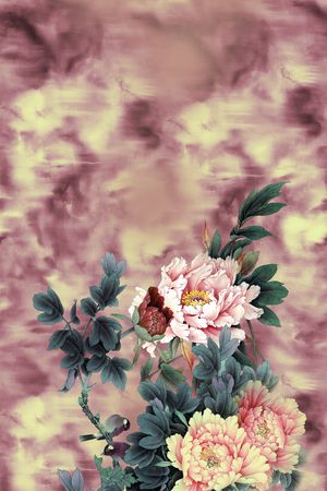 花卉印花花型图片