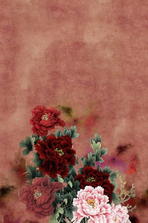 花卉印花花型图片
