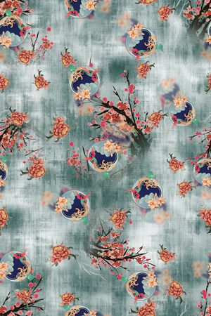 女装印花花型图片