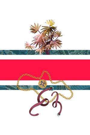 几何印花花型图片