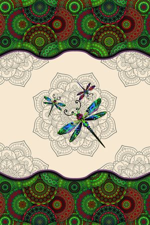 几何印花花型图片