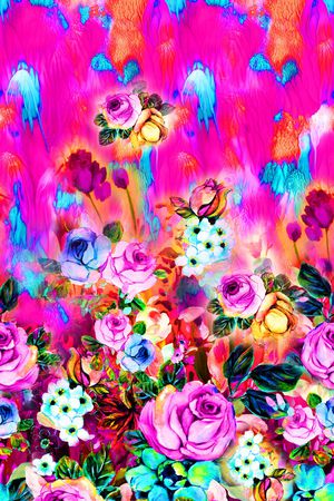 定位花印花花型图片