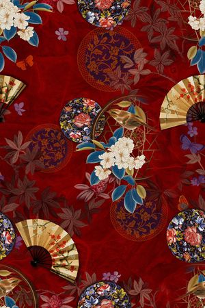 花卉印花花型图片